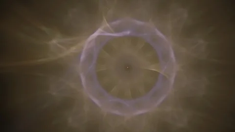 HD Abstract fractal forms morph and oscillate (Loop) Stockbeeldmateriaal 102544200