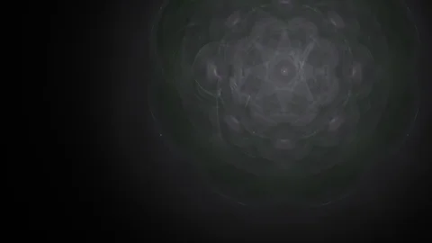 HD Abstract fractal forms morph and oscillate (Loop) Stock Footage 102546863