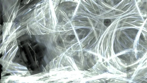 HD Abstract fractal forms morph and oscillate (Loop) Vidéo 102552418
