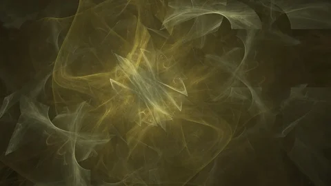 HD Abstract fractal forms morph and oscillate (Loop) Stock Footage 102563943