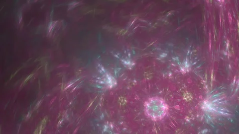 HD Abstract fractal forms morph and oscillate (Loop) Video stock 102564342