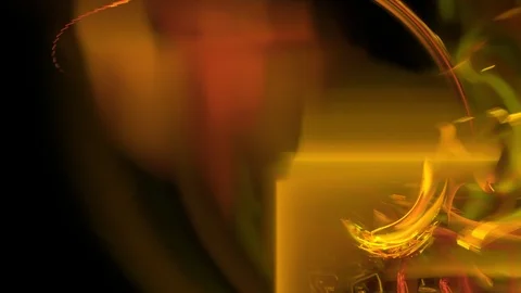 HD Abstract fractal forms morph and oscillate (Loop) Stock Footage 102574257