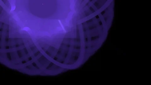 HD Abstract fractal forms morph and oscillate (Loop) Video stock 102581616