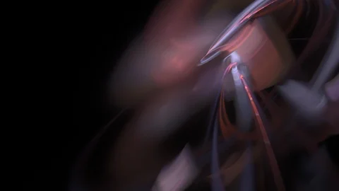 HD Abstract fractal forms morph and oscillate (Loop) Stock Footage 102613721