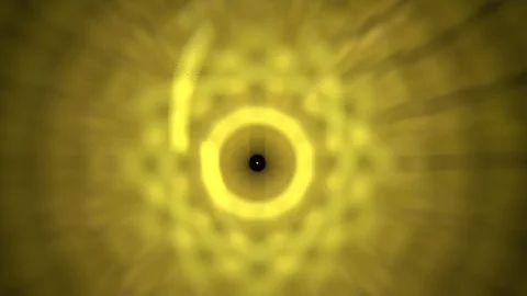 HD Abstract fractal forms morph and oscillate (Loop) Stock Footage 102645820