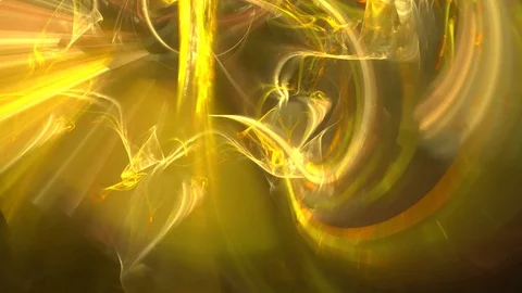 HD Abstract fractal forms morph and oscillate (Loop) Stock Footage 102652821