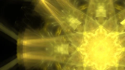 HD Abstract fractal forms morph and oscillate (Loop) Video stock 102678429