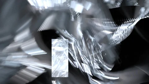 HD Abstract fractal forms morph and oscillate (Loop) Vidéo 102681821