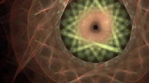 HD Abstract fractal forms morph and oscillate (Loop) 스톡 동영상 102684851