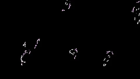 HD Abstract fractal forms morph and oscillate (Loop) Stock Footage 102690035