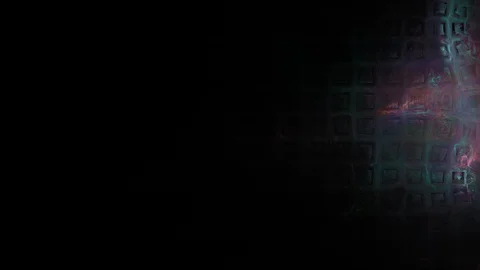 HD Abstract fractal forms morph and oscillate (Loop) 스톡 동영상 102694403