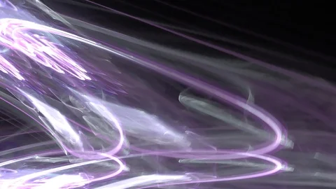 HD Abstract fractal forms morph and oscillate (Loop) Stock Footage 102694933