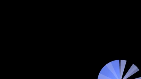 HD Abstract fractal forms morph and oscillate (Loop) Stockbeeldmateriaal 102752202