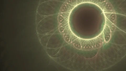 HD Abstract fractal forms morph and oscillate (Loop) 스톡 동영상 102771861