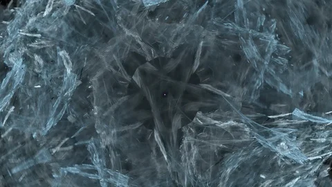 HD Abstract fractal forms morph and oscillate (Loop) Vídeos de archivo 102783196