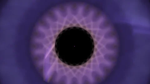 HD Abstract fractal forms morph and oscillate (Loop) Video stock 102802644