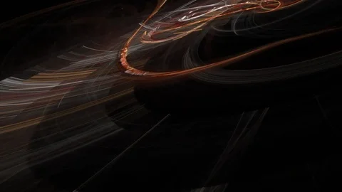 HD Abstract fractal forms morph and oscillate (Loop) Stock Footage 102805139