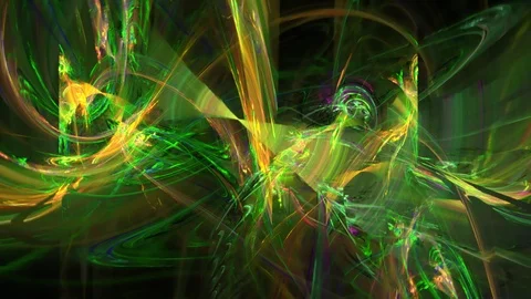 HD Abstract fractal forms morph and oscillate (Loop) Vidéo 102808359
