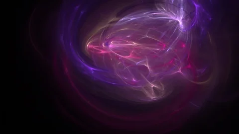 HD Abstract fractal forms morph and oscillate (Loop) Stock Footage 102812665