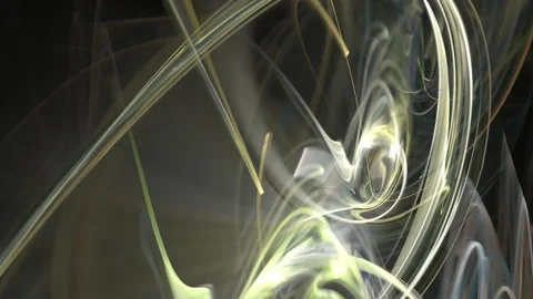 HD Abstract fractal forms morph and oscillate (Loop) Stock Footage 102816337