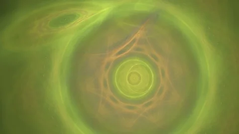 HD Abstract fractal forms morph and oscillate (Loop) Stock Footage 102818614