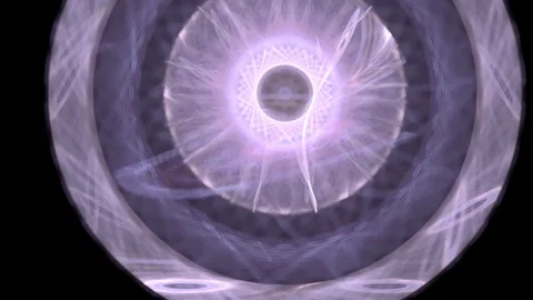 HD Abstract fractal forms morph and oscillate (Loop) Stock Footage 102818683