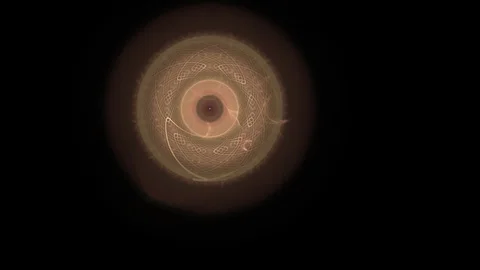 HD Abstract fractal forms morph and oscillate (Loop) Stock Footage 102819756