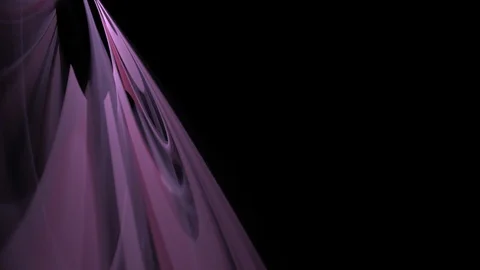 HD Abstract fractal forms morph and oscillate (Loop) Stock Footage 102820576