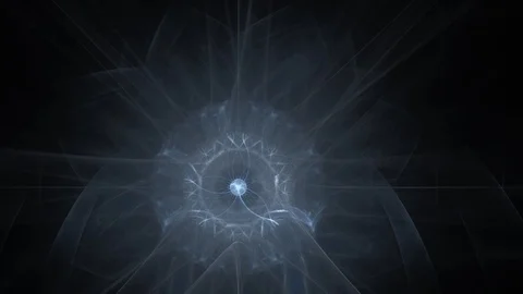 HD Abstract fractal forms morph and oscillate (Loop) Stock Footage 102820724