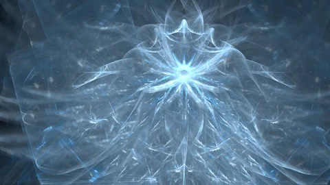 HD Abstract fractal forms morph and oscillate (Loop) Stock Footage 102820953