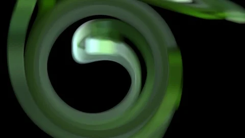 HD Abstract fractal forms morph and oscillate (Loop) Stock Footage 102822135