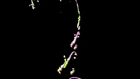 HD Abstract fractal forms morph and oscillate (Loop) Stock Footage 102822245