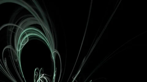 HD Abstract fractal forms morph and oscillate (Loop) Stock Footage 102822974