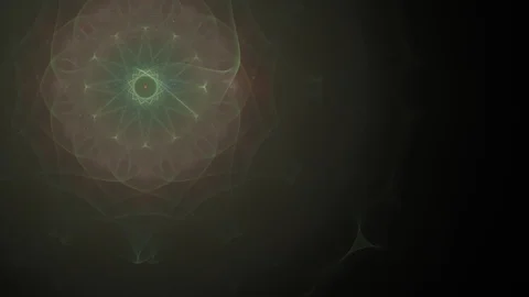 HD Abstract fractal forms morph and oscillate (Loop) Stock Footage 102826457