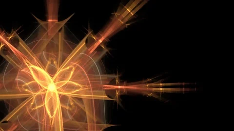 HD Abstract fractal forms morph and oscillate (Loop) Stock Footage 102826767