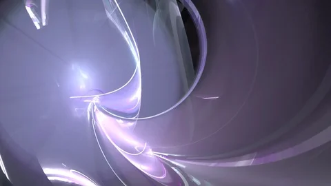 HD Abstract fractal forms morph and oscillate (Loop) Stock Footage 102826923