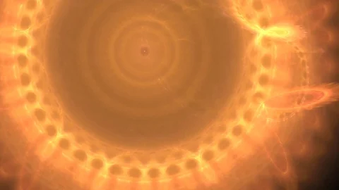 HD Abstract fractal forms morph and oscillate (Loop) Stock Footage 102827643