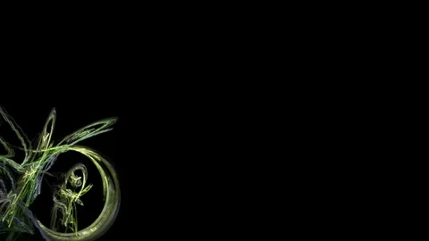 HD Abstract fractal forms morph and oscillate (Loop) Stock Footage 102829762