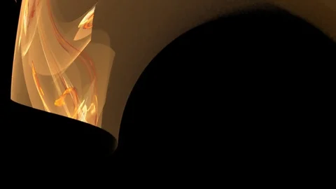 HD Abstract fractal forms morph and oscillate (Loop) Stock Footage 102829961