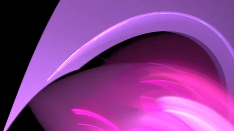 HD Abstract fractal forms morph and oscillate (Loop) Stock Footage 102831561