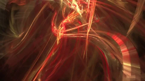 HD Abstract fractal forms morph and oscillate (Loop) Stock Footage 102831632