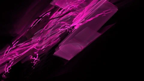 HD Abstract fractal forms morph and oscillate (Loop) Stock Footage 102834274