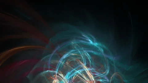 HD Abstract fractal forms morph and oscillate (Loop) Stock Footage 102834340