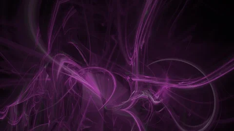 HD Abstract fractal forms morph and oscillate (Loop) Stock Footage 102834547