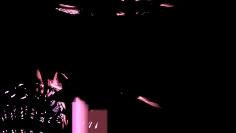 HD Abstract fractal forms morph and oscillate (Loop) Stock Footage 102836912