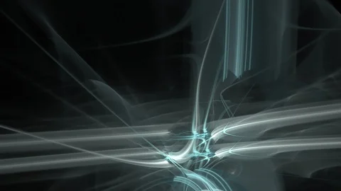 HD Abstract fractal forms morph and oscillate (Loop) Stock Footage 102840135