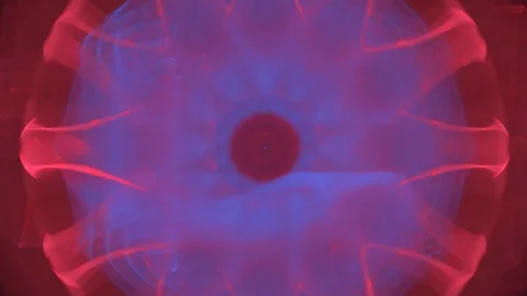 HD Abstract fractal forms morph and oscillate (Loop) Stock Footage 102843812