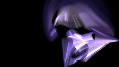 HD Abstract fractal forms morph and oscillate (Loop) Stock Footage 102845199