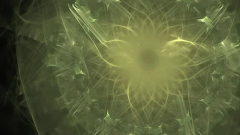 HD Abstract fractal forms morph and oscillate (Loop) Stock Footage 102845500