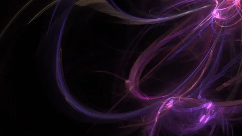 HD Abstract fractal forms morph and oscillate (Loop) Stock Footage 102847842